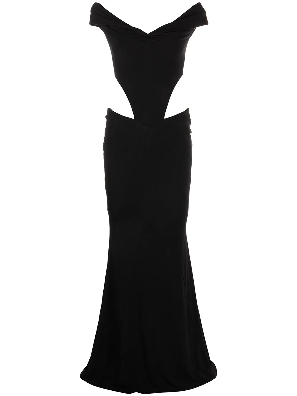 

Retrofete Giada cut-out gown - Black