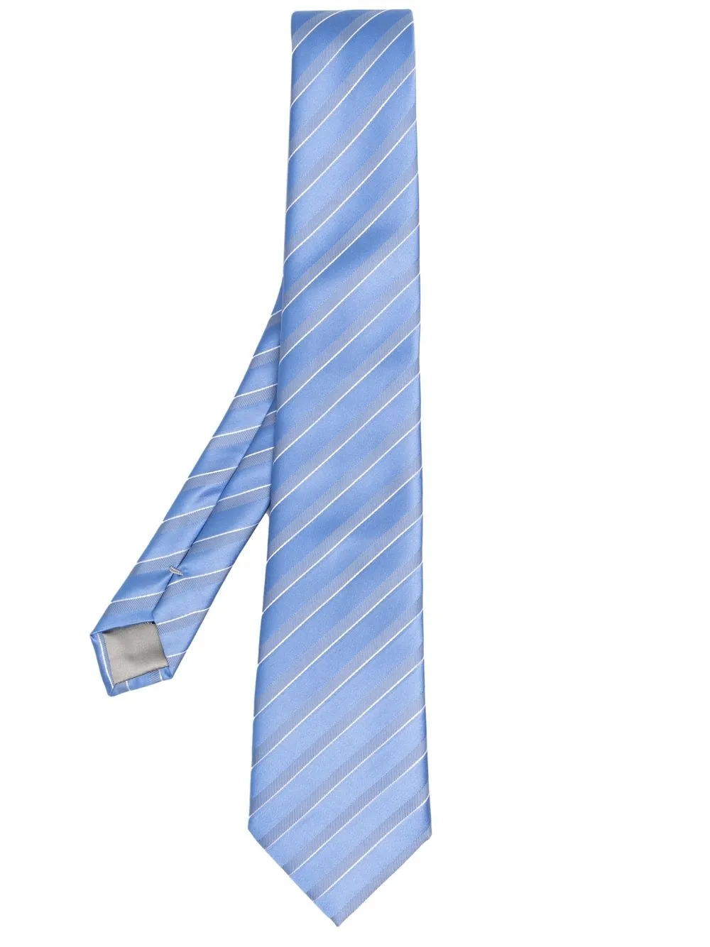 stripe-pattern print tie