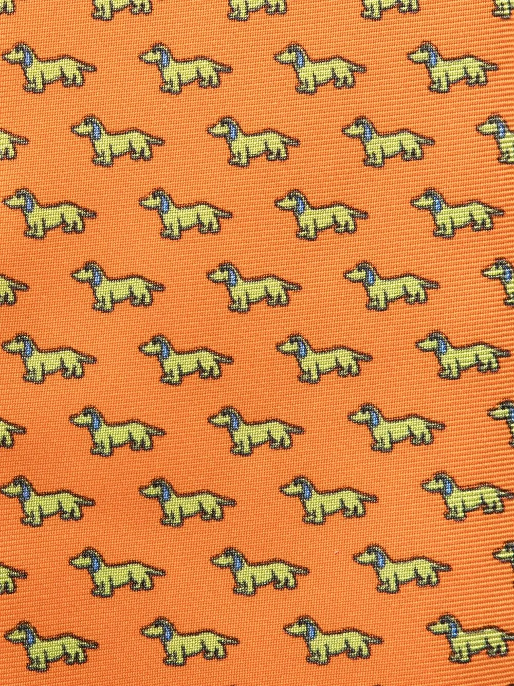 Church's Sausage Dog Pattern Tie In Orange ModeSens