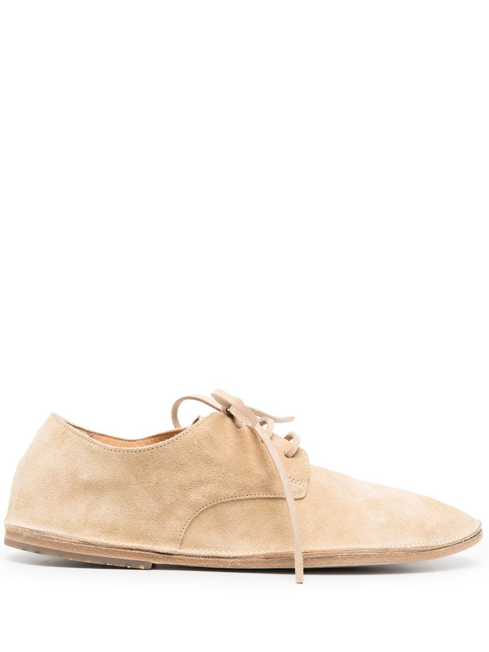 Marsèll Lace-up Suede Shoes In Nude