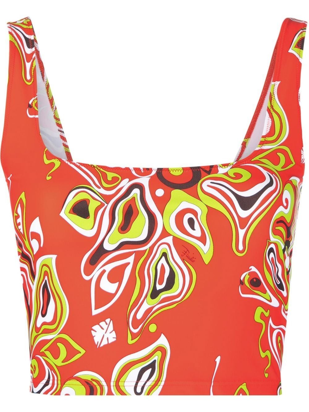 Emilio Pucci Farfalle-print Tank Top In Rot