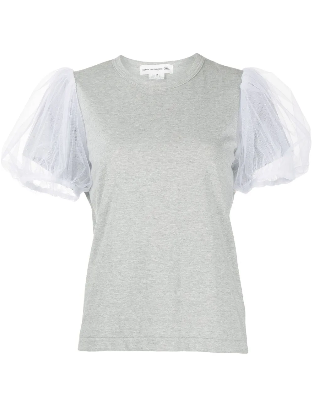 

Comme Des Garçons Girl puff-sleeve T-shirt - Grey