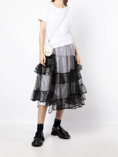 Comme Des Garçons Girl Tulle Tiered Skirt - Farfetch