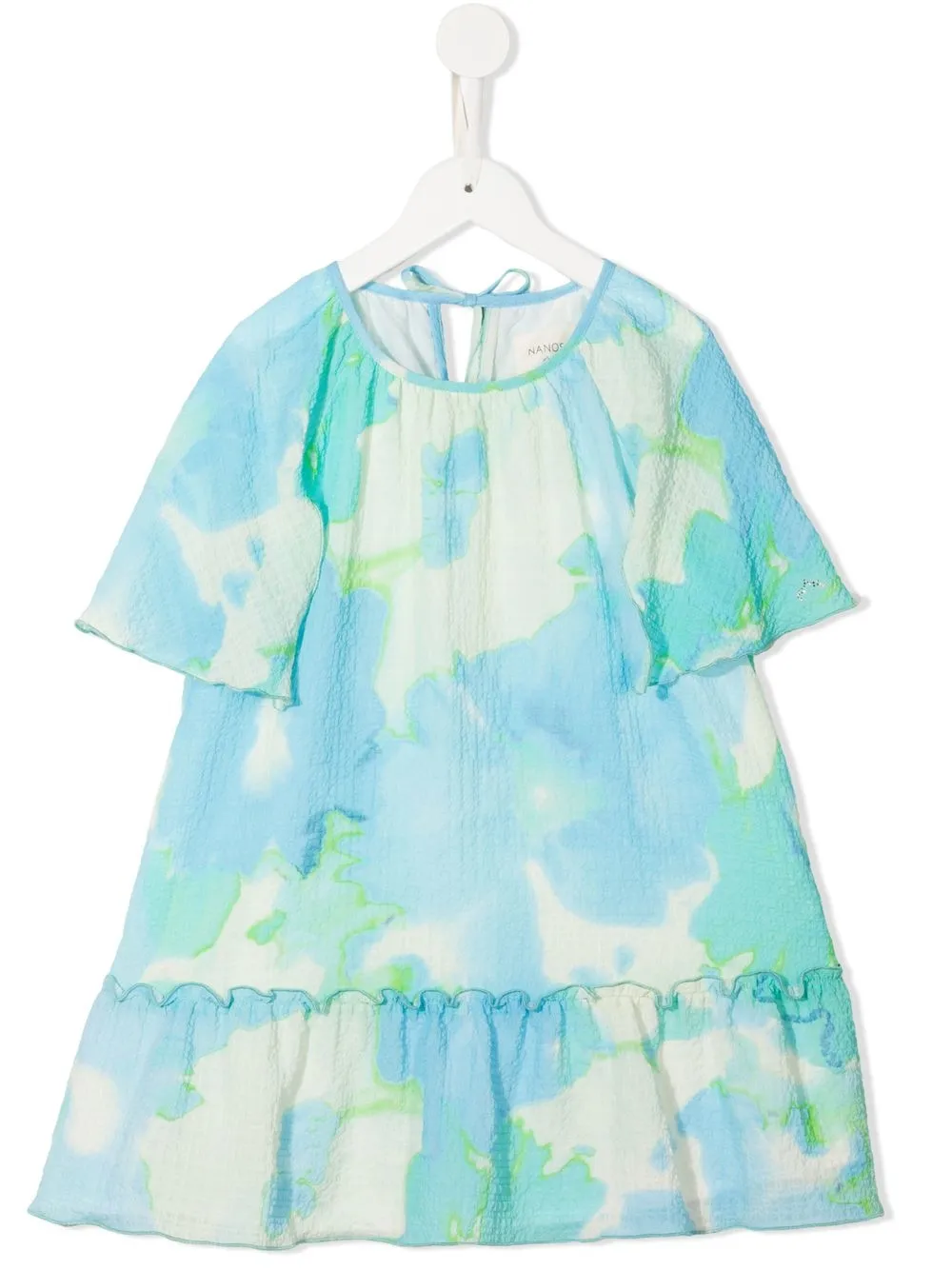 

NANOS tie-dye ruffled dress - Blue