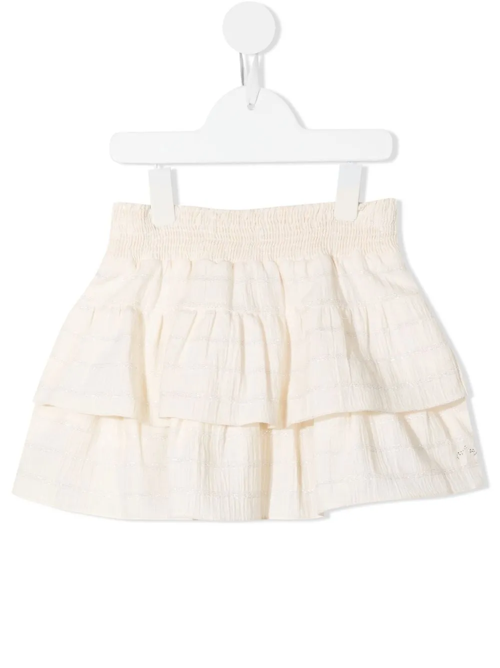 

NANOS falda corta con capas escalonadas - Blanco