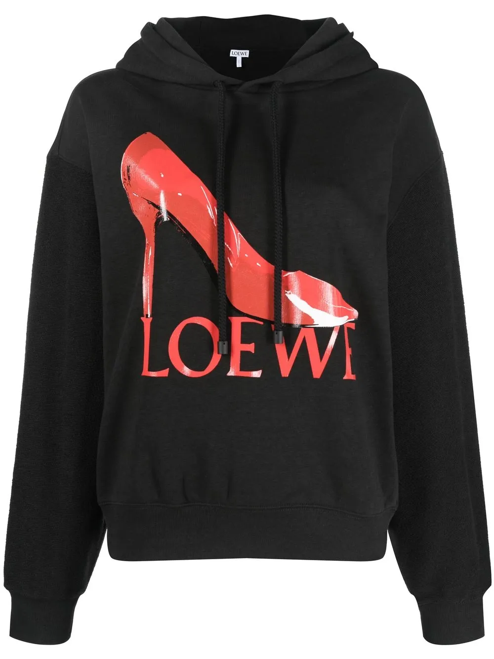 

LOEWE hoodie con logo estampado - Negro