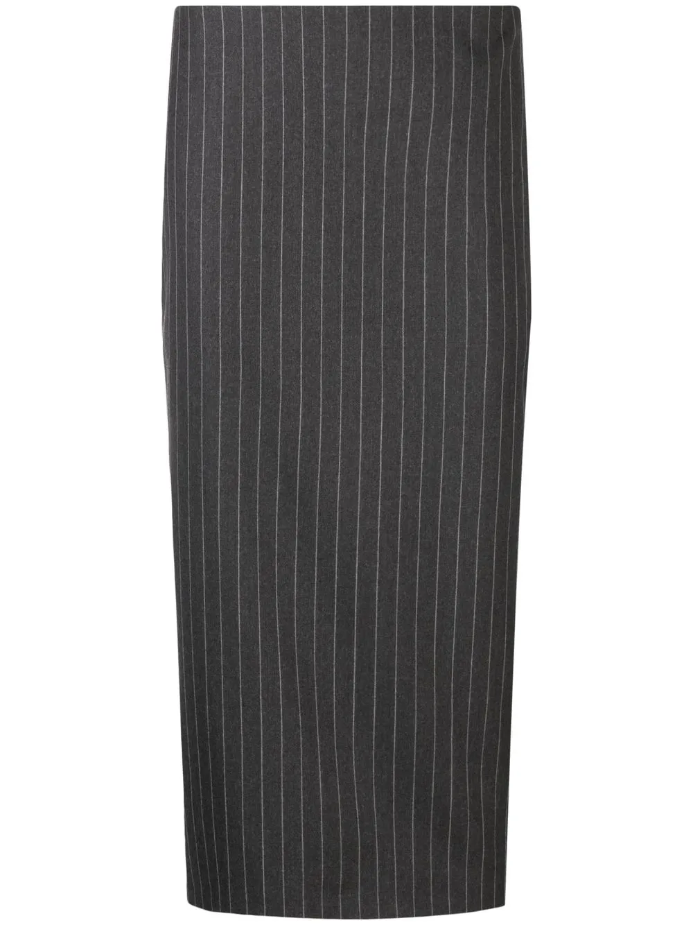 

Versace mid-length pinstripe skirt - Grey