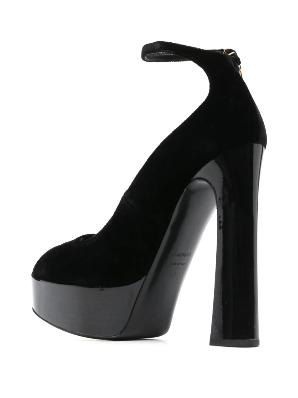  Tom Ford Klassische Plateau Sandalen   Schwarz 