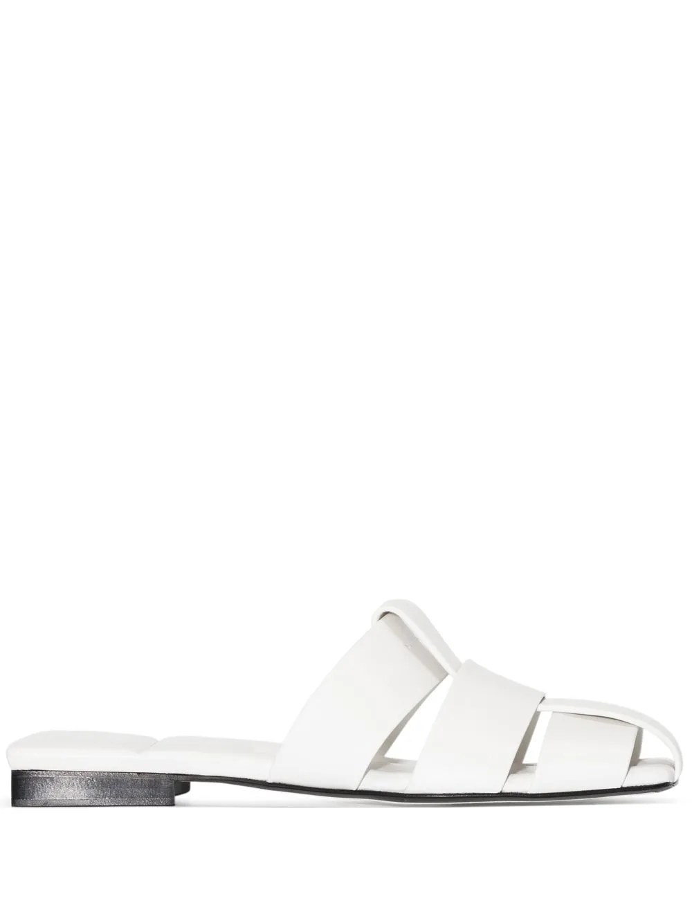 

KHAITE Perry cage flat mules - 100 WHITE