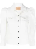 Retrofete Ada button-up denim jacket - White