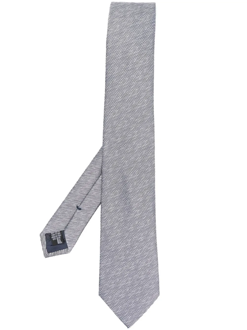 

Emporio Armani micro-stripe pattern tie - Blue