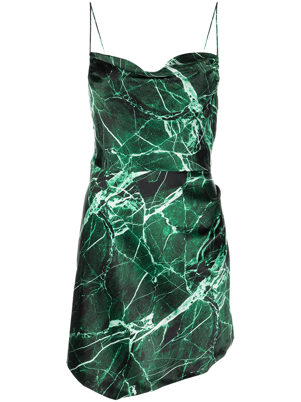 

Retrofete vestido corto Auris - Verde