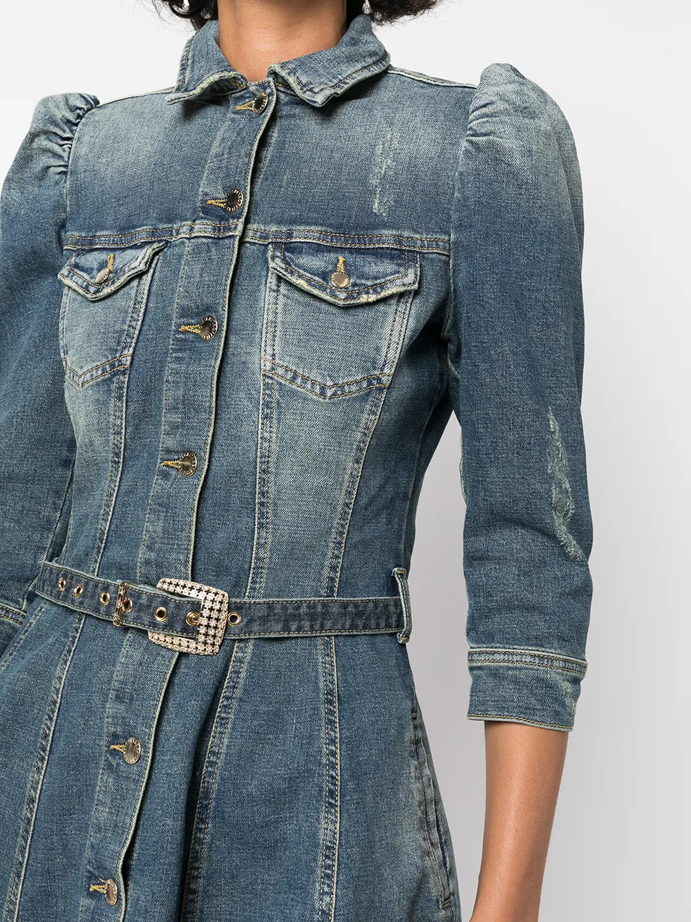 denim cut out dress Light Denim Spaghetti Straps Cut Out Dress