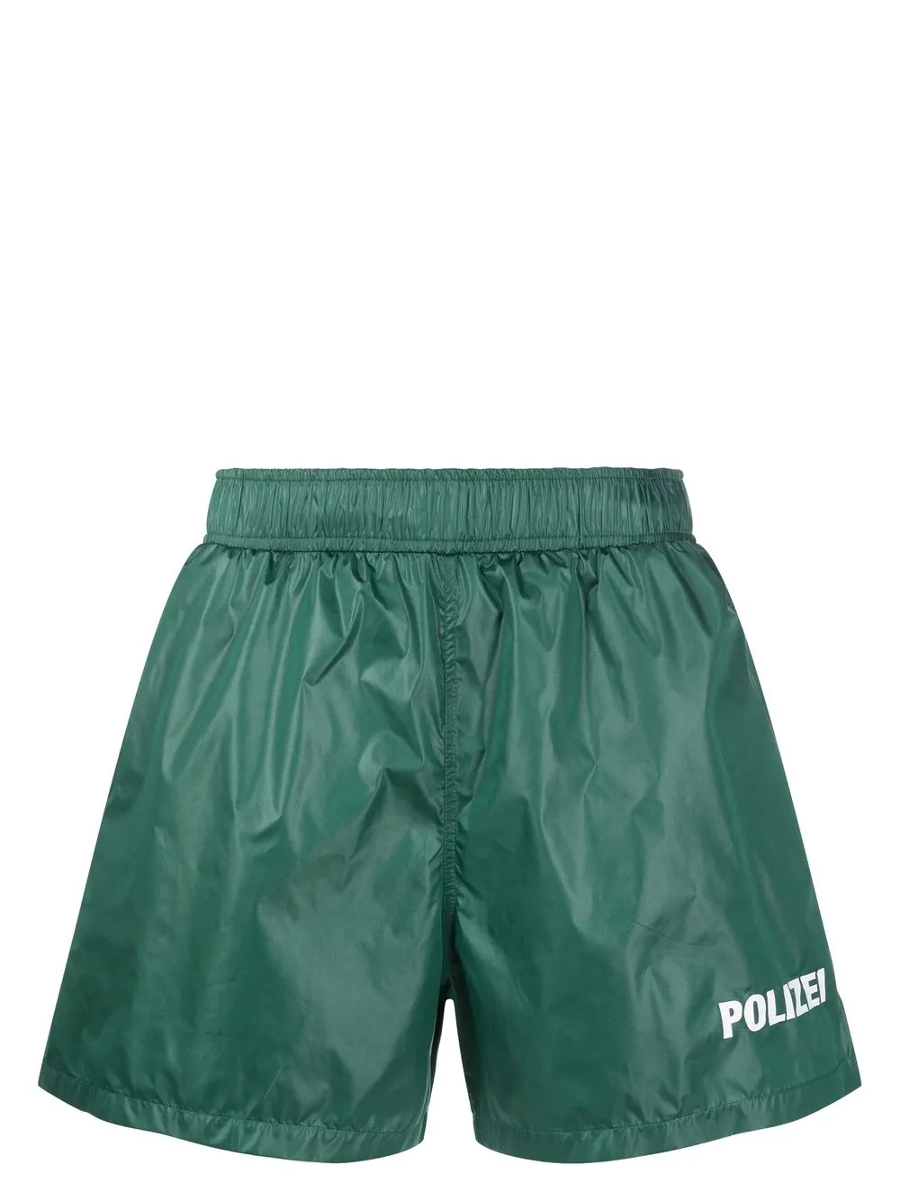 

VETEMENTS shorts de playa con eslogan estampado - Verde