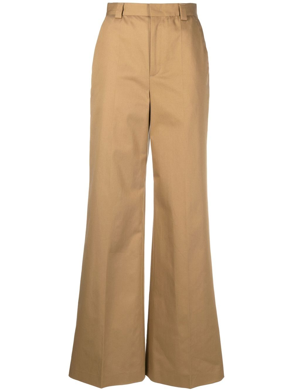 Red Valentino Wide-leg Tailored Trousers In Brown