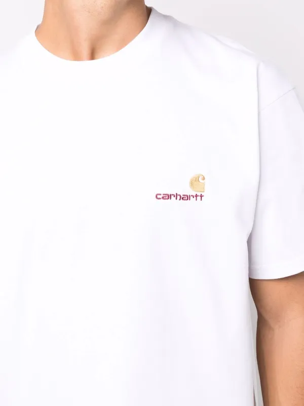 【送料&関税込】Carhartt Short Sleeves American Script T-shi Carhartt WIP American Script Long Sleeve T-Shirt | Ash
