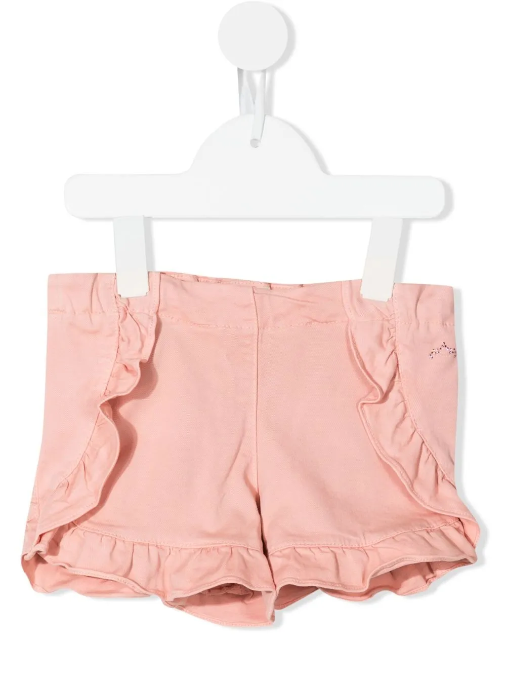 

NANOS shorts de mezclilla con volantes - Rosado