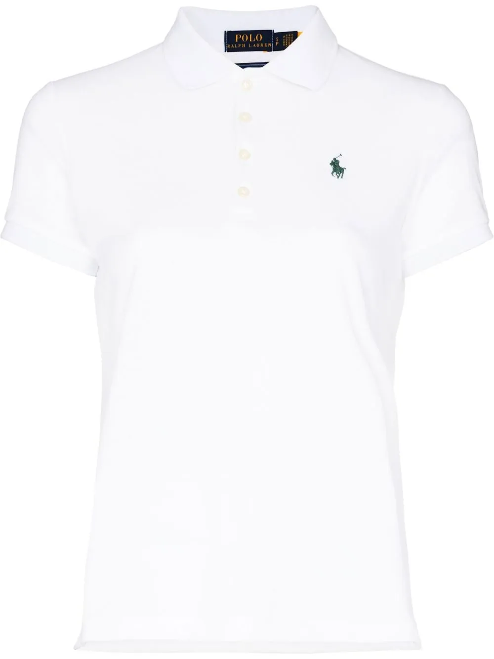 

Polo Ralph Lauren playera tipo polo con parche del logo - Blanco