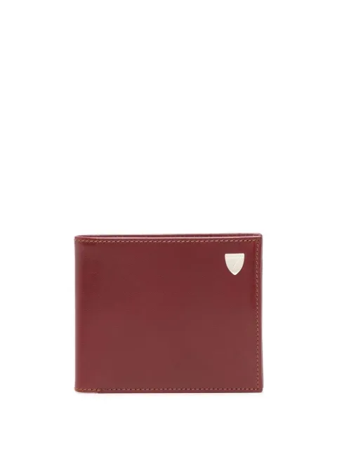 Aspinal Of London logo plaque folded wallet