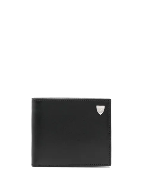 Aspinal Of London cartera plegable con placa del logo