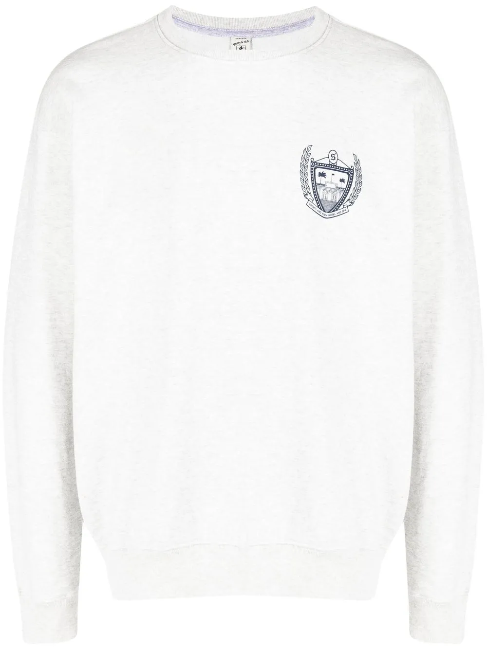 

Sporty & Rich logo print sweatshirt - Grey