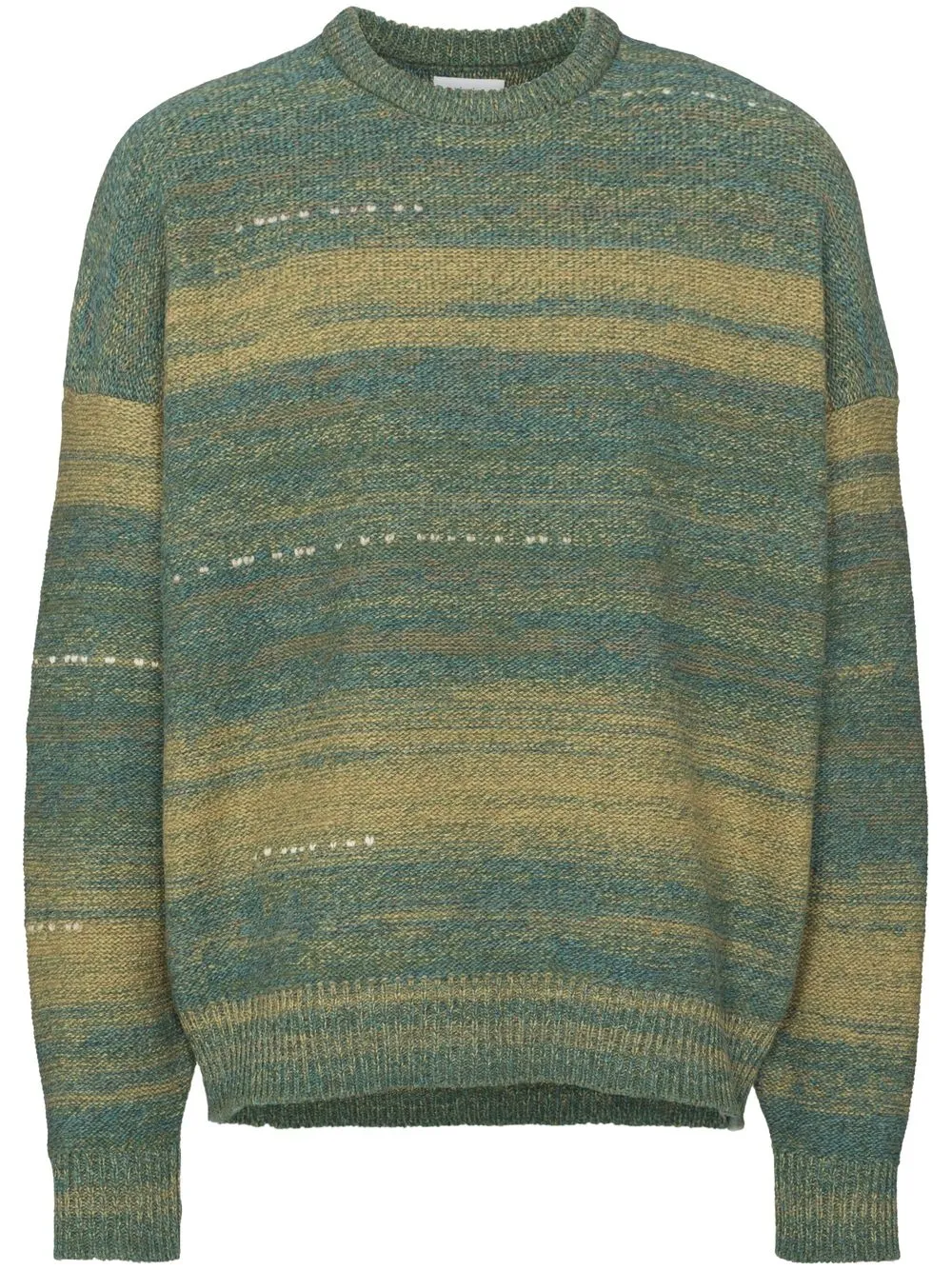 

visvim gradient knit wool-cashmere jumper - Green