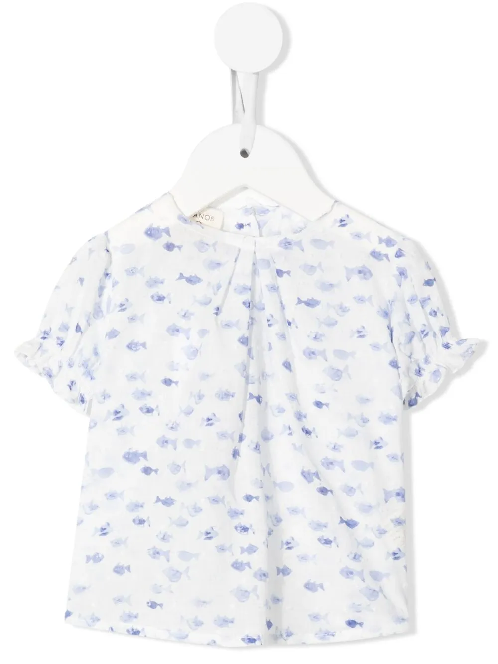 

NANOS blusa con peces estampados - Blanco