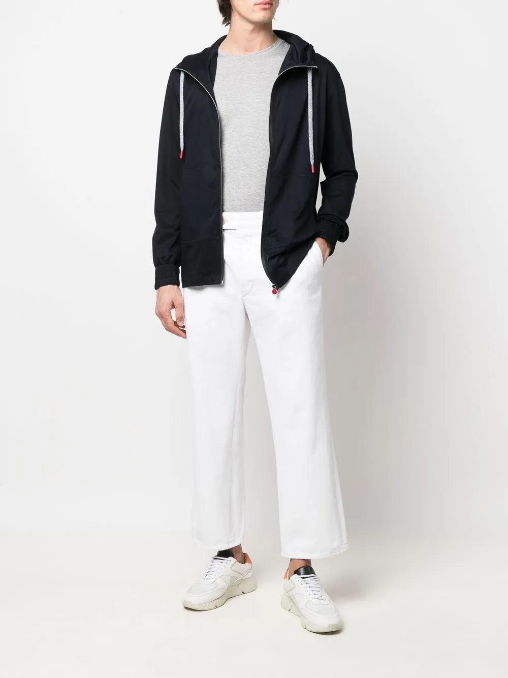 Kiton hoodie con cierre y cordones | Hoodies | Image 2