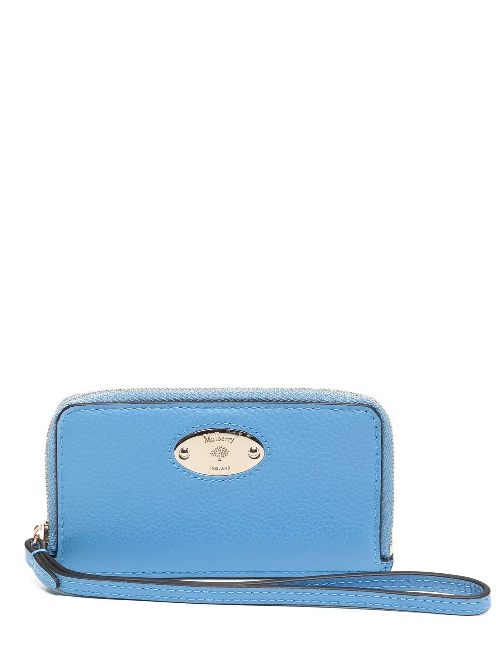 

Mulberry logo-plaque contrast-panel wallet - Blue