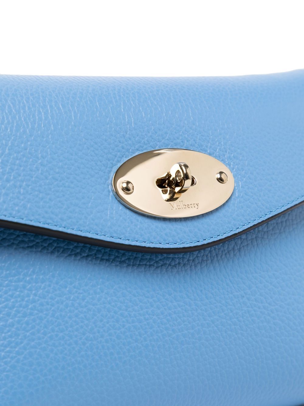 Mulberry Darley leather cosmetic pouch ( baby blue)