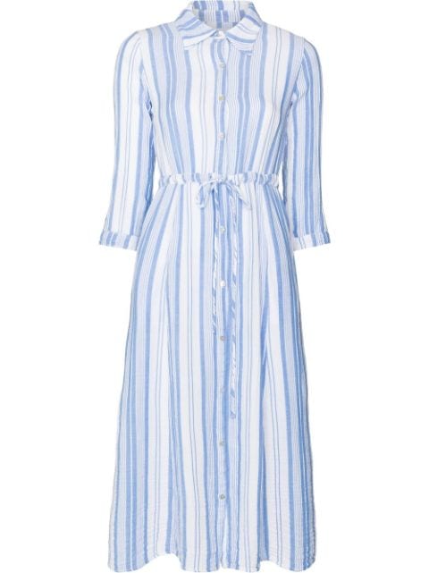 Honorine Striped Cotton Shirt Dress - Farfetch