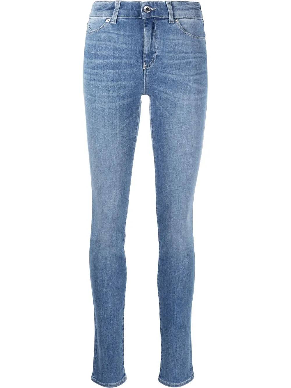 

Emporio Armani jeans con parche del logo - Azul