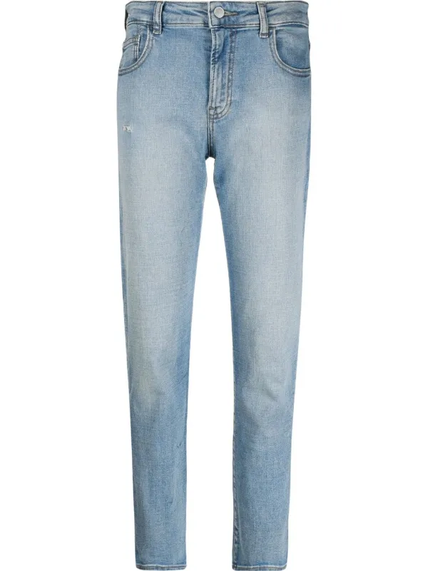 Emporio Armani mid-rise slim-cut Jeans 