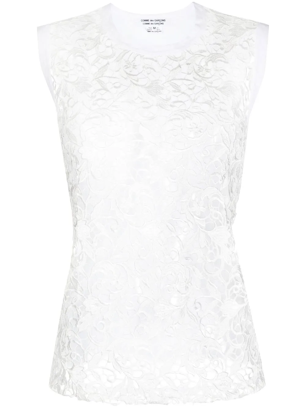 

Comme Des Garçons Comme Des Garçons camiseta con diseño floral - Blanco