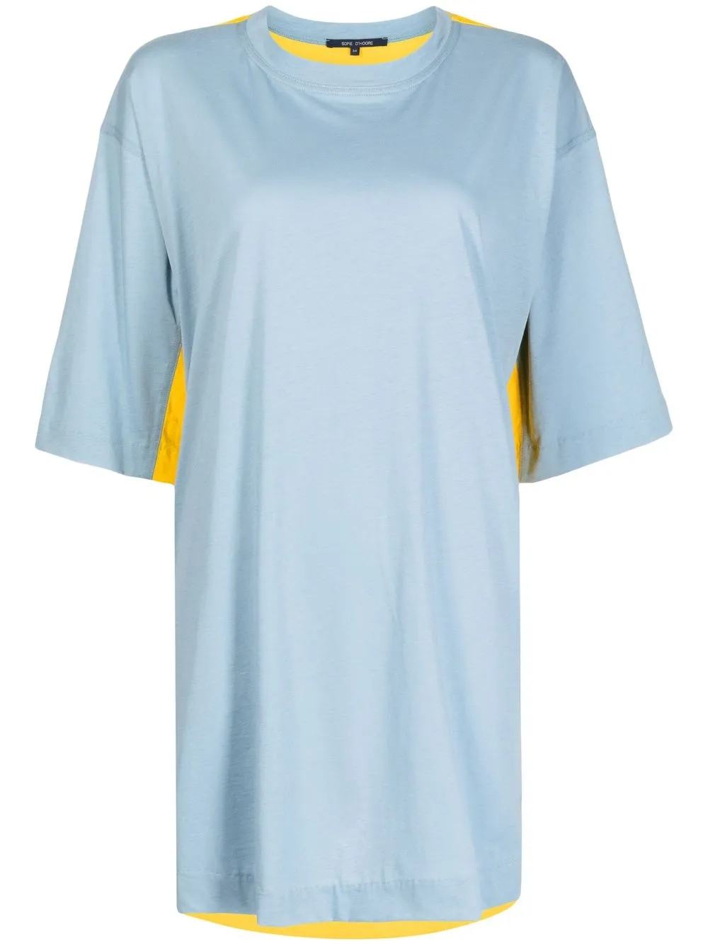 Sofie D'hoore Task Two-tone T-shirt In Blue | ModeSens