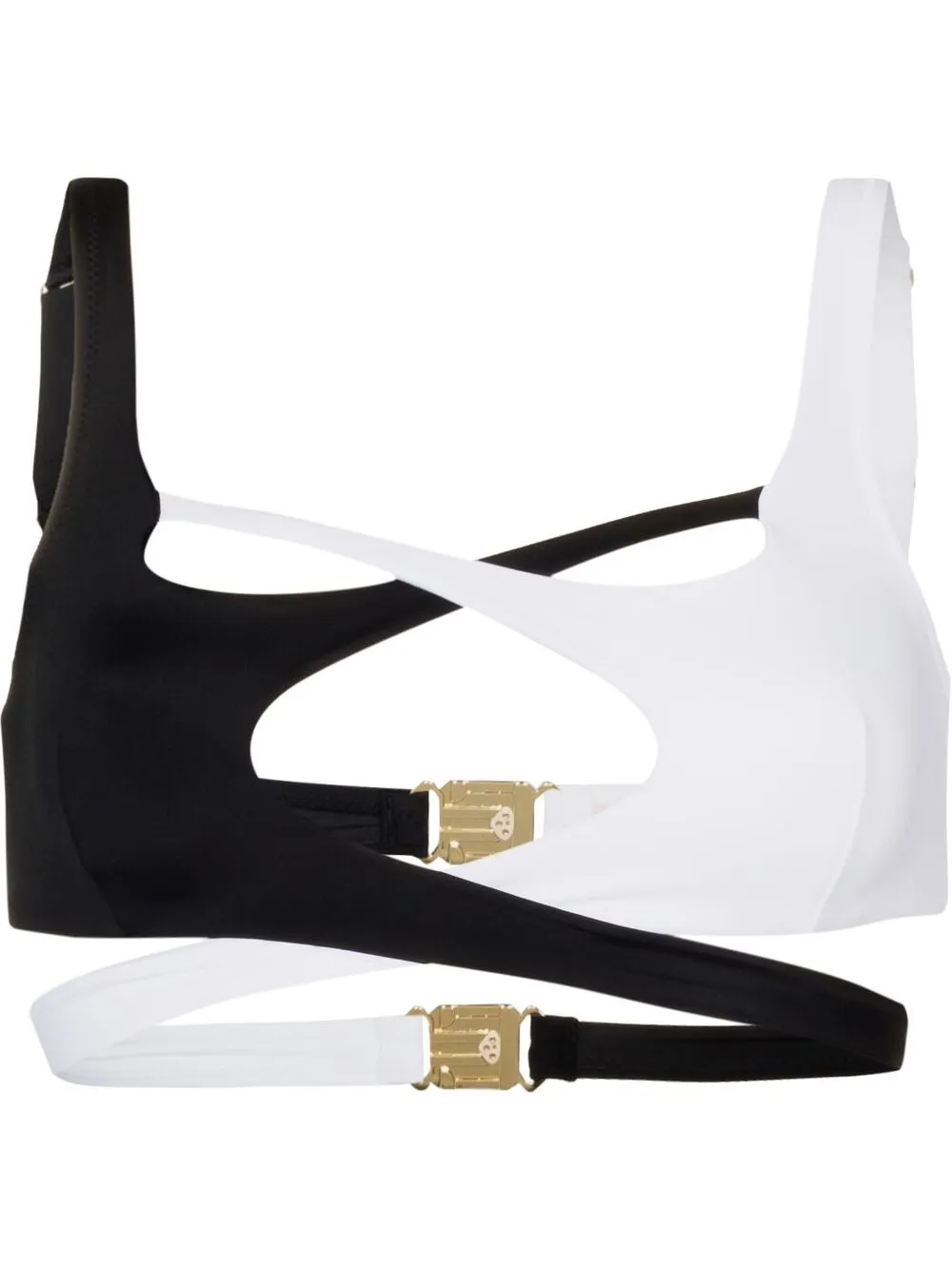

Agent Provocateur top de bikini con aberturas - Negro