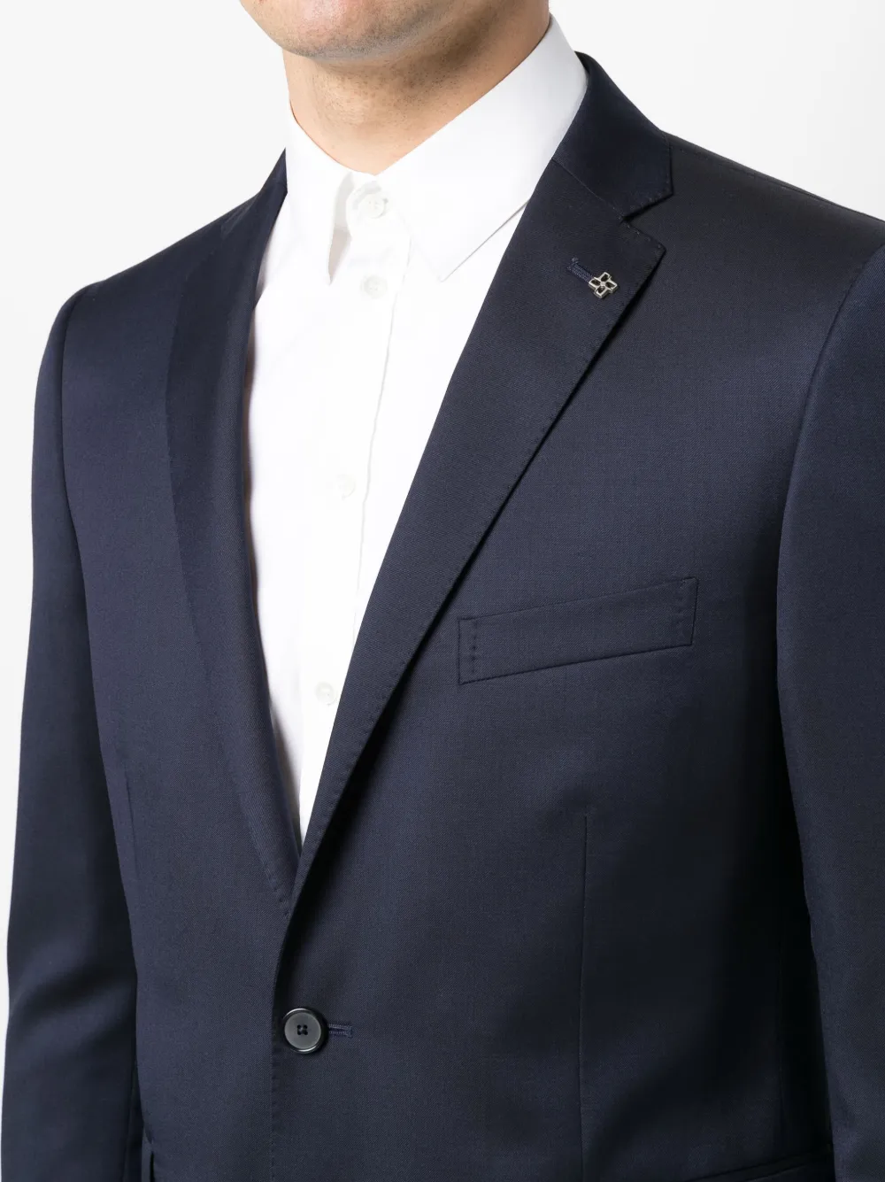 Tagliatore Slim-cut Two-piece Suit In Blau