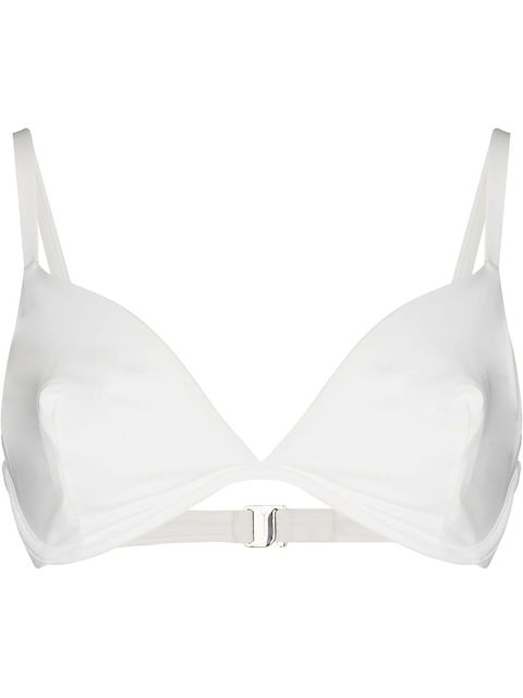 Form and Fold triangle underwire bikini top