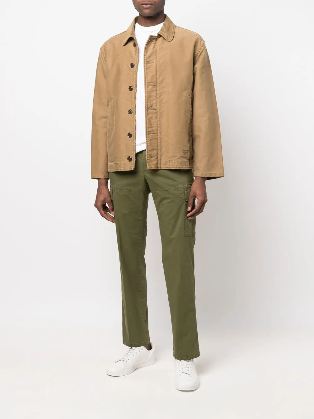 Pt Torino Slim-cut Cargo Chino Trousers In Grün | ModeSens