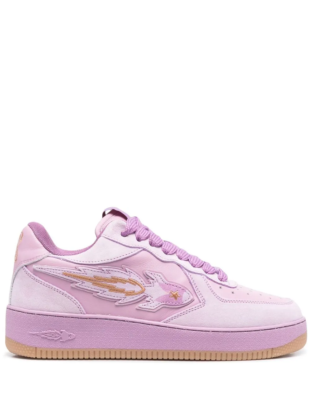 

Enterprise Japan rocket-patch low-top sneakers - Purple