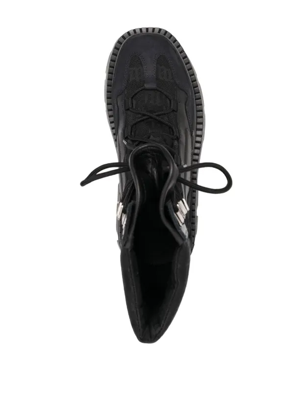 MISBHV chunky-sole lace-up Boots | Black | FARFETCH MISBHV chunky-sole lace-up Boots | Black | FARFETCH