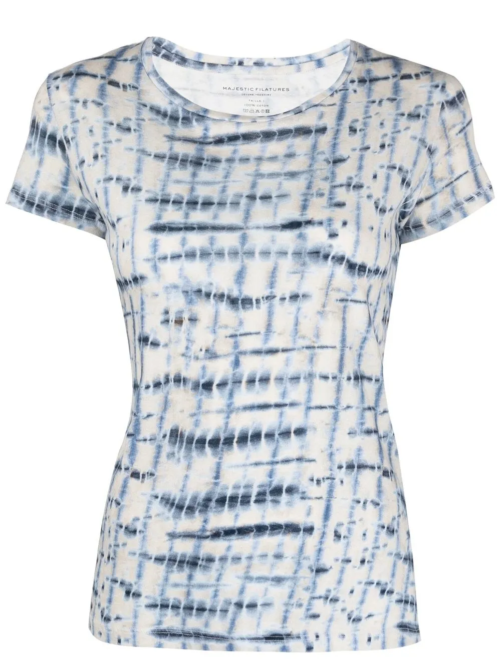 

Majestic Filatures playera con estampado tie dye - Azul