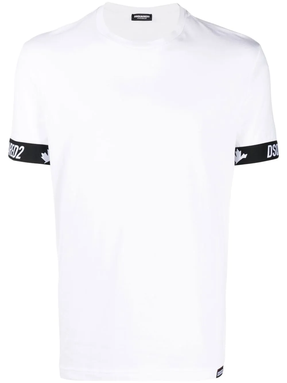 

Dsquared2 logo-cuff sleeve T-shirt - White