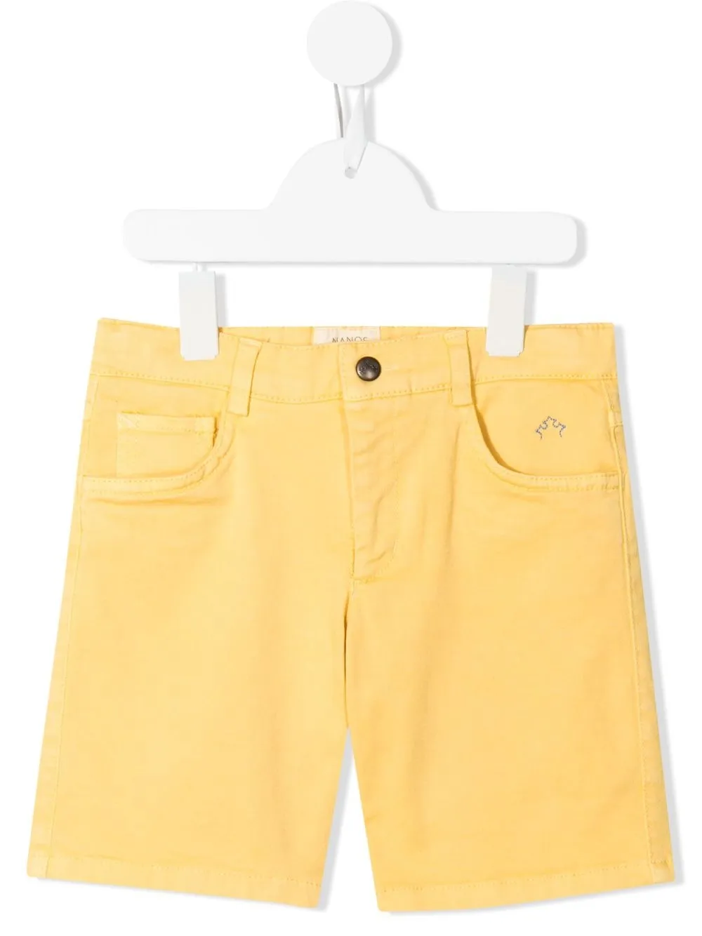 

NANOS shorts con logo bordado - Amarillo