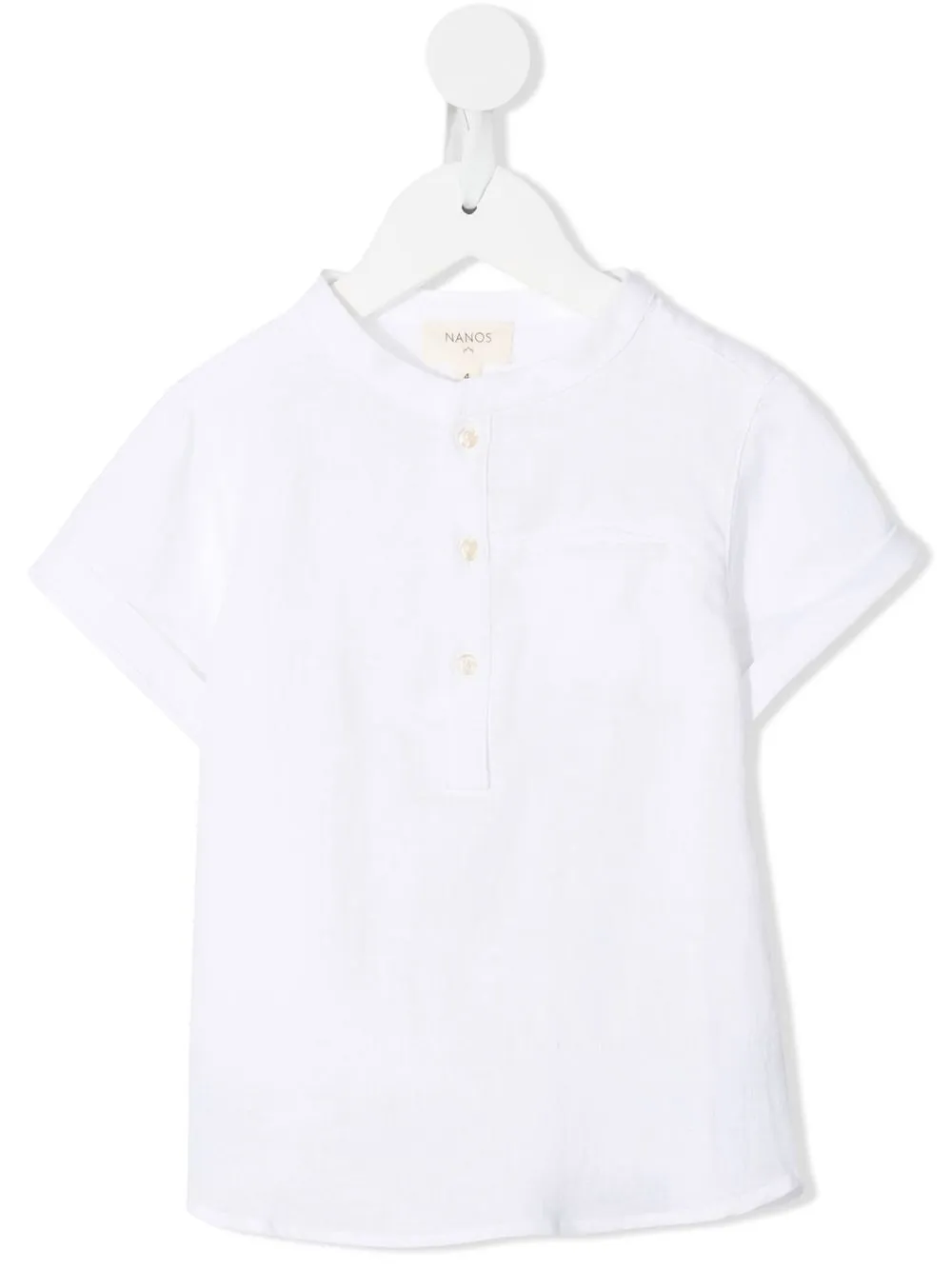 

NANOS camisa con cuello redondo - Blanco