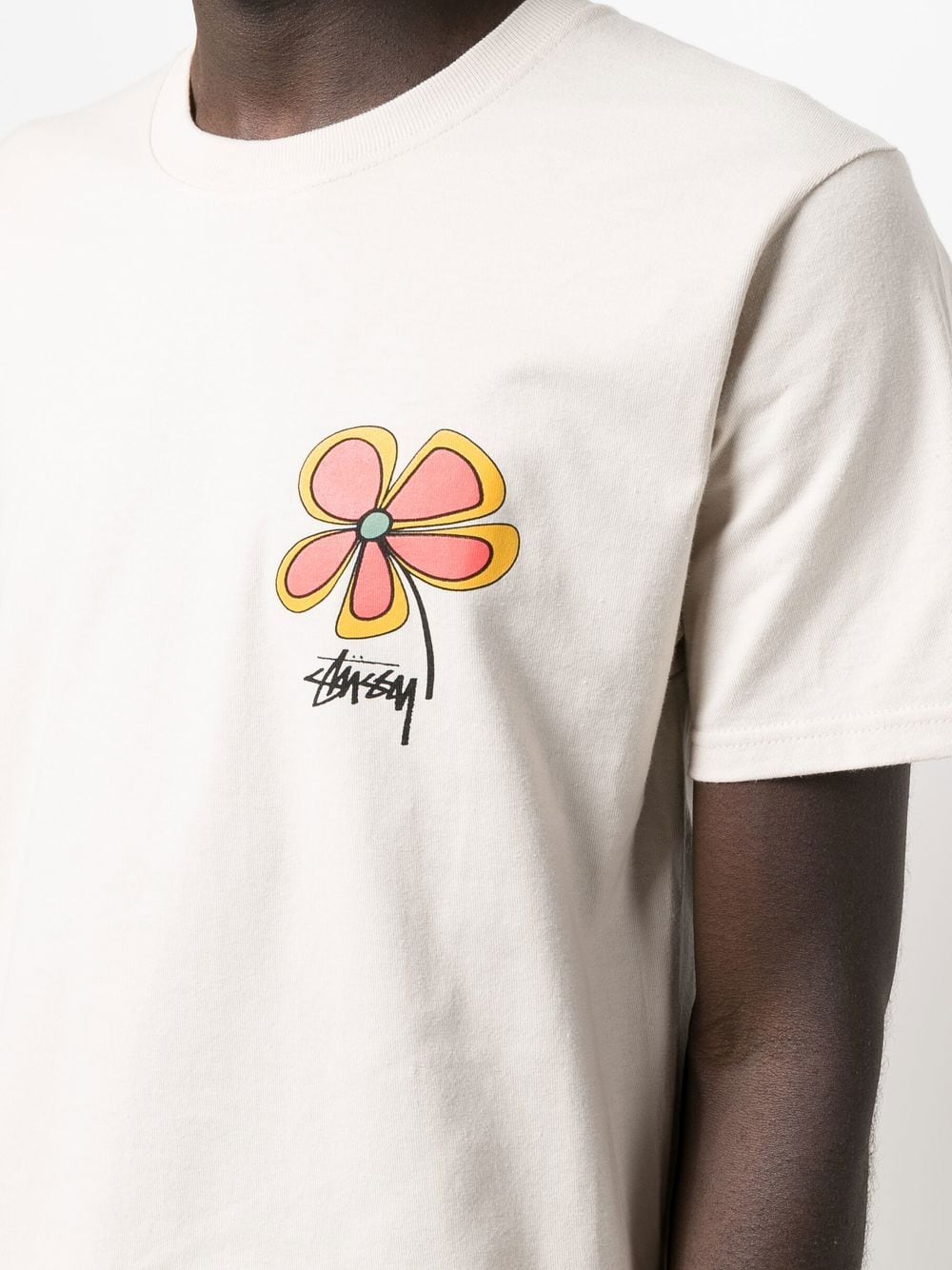 Stüssy Flower Cotton T-shirt - Farfetch