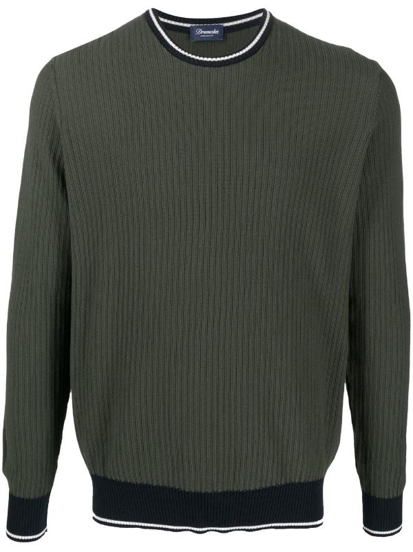 cotton ribbed jumper