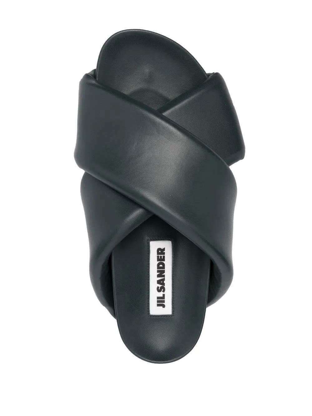 Jil Sander Sandalen met gekruiste bandjes Groen