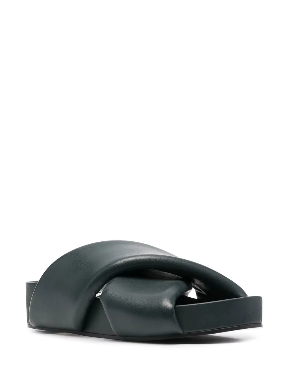 Jil Sander Sandalen met gekruiste bandjes Groen
