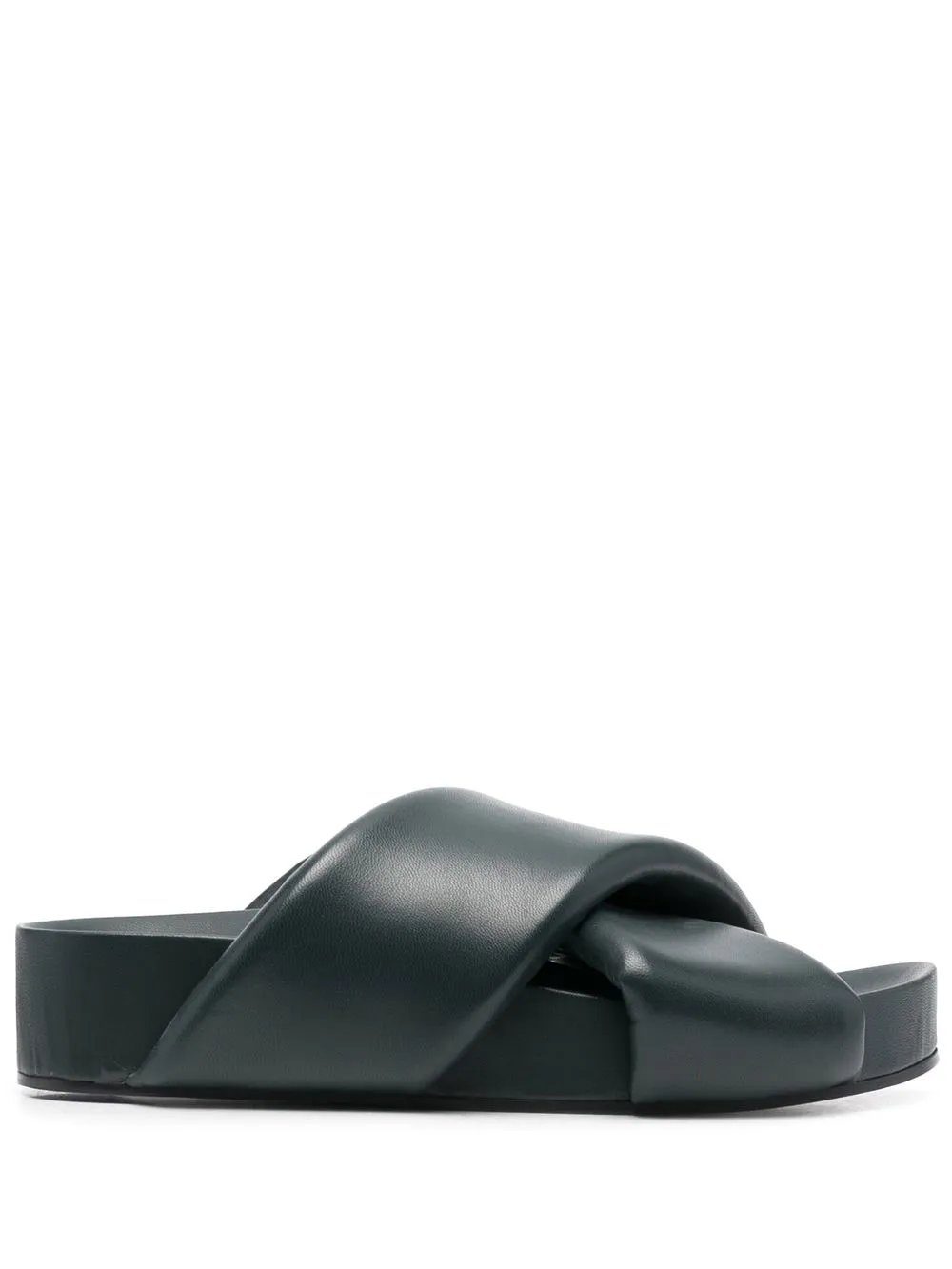 Jil Sander Sandalen met gekruiste bandjes Groen